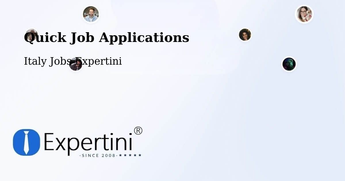 Quick Job Applications - Italy Jobs Expertini